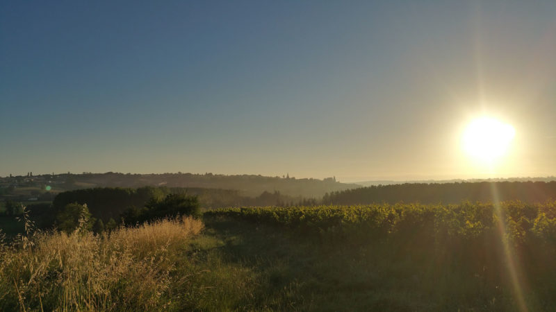 Couché de soleil Lagupie